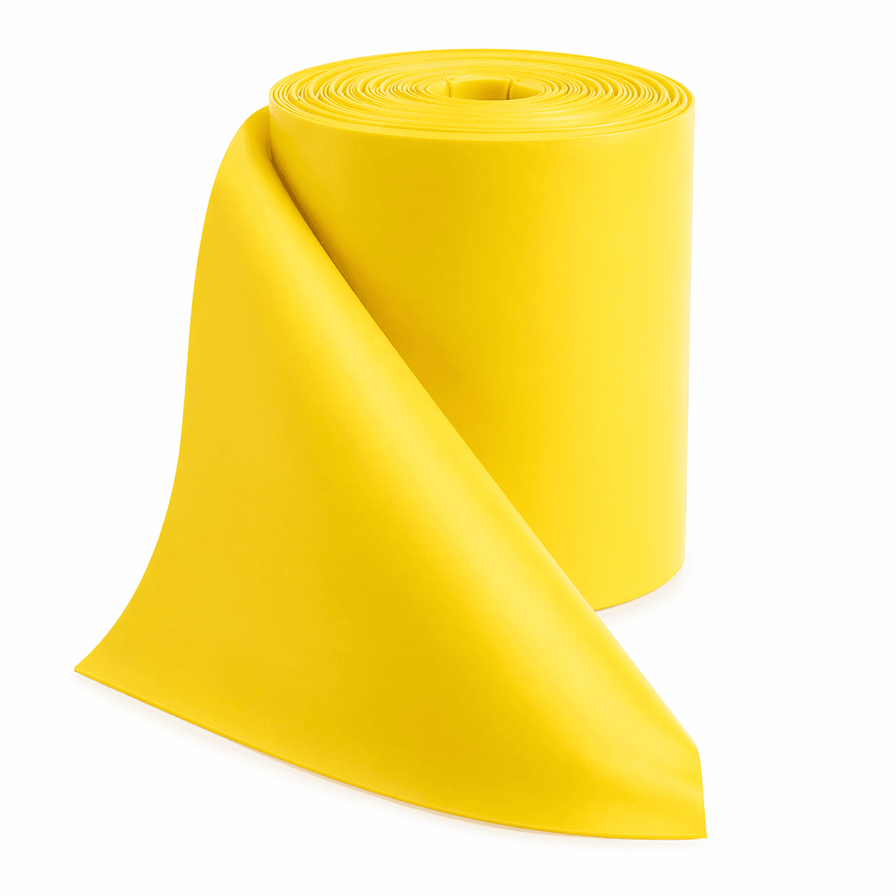 Yellow Thera Band light resistance 12 cm wide 0.35 mm 46 m 50 yards.