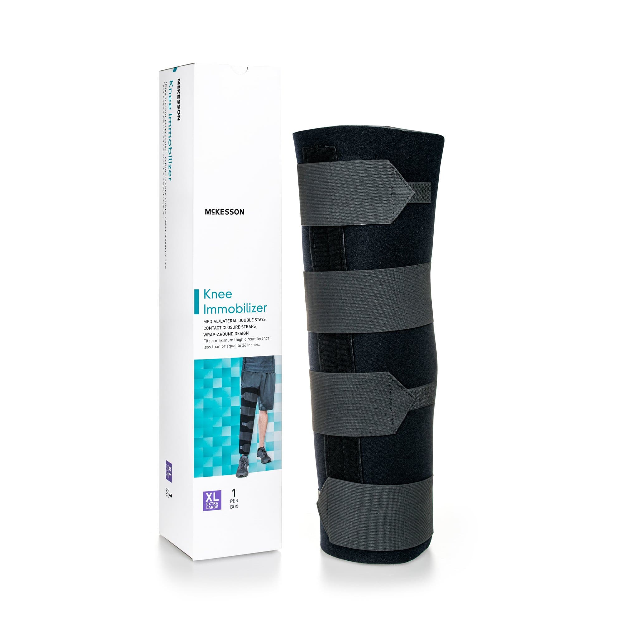 X-Large Knee Immobilizer with box and product.