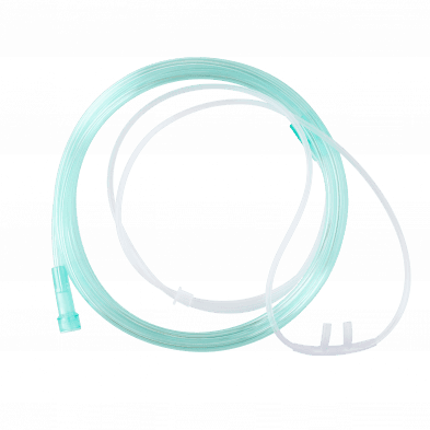 Nasal Oxygen Cannula Standard Tip with Crush Resistant Tubing.