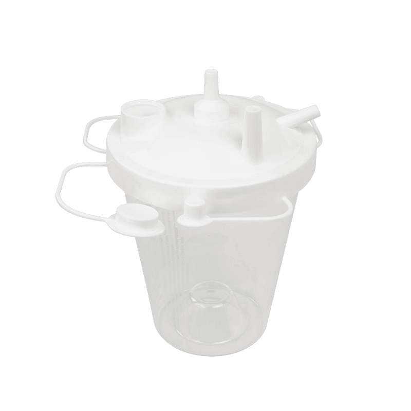 Disposable Suction Canister with Float Valve Shutoff 1200 cc without tubing,