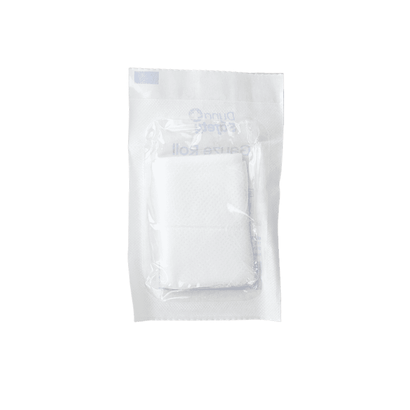 Gauze Roll Bandage in pack.