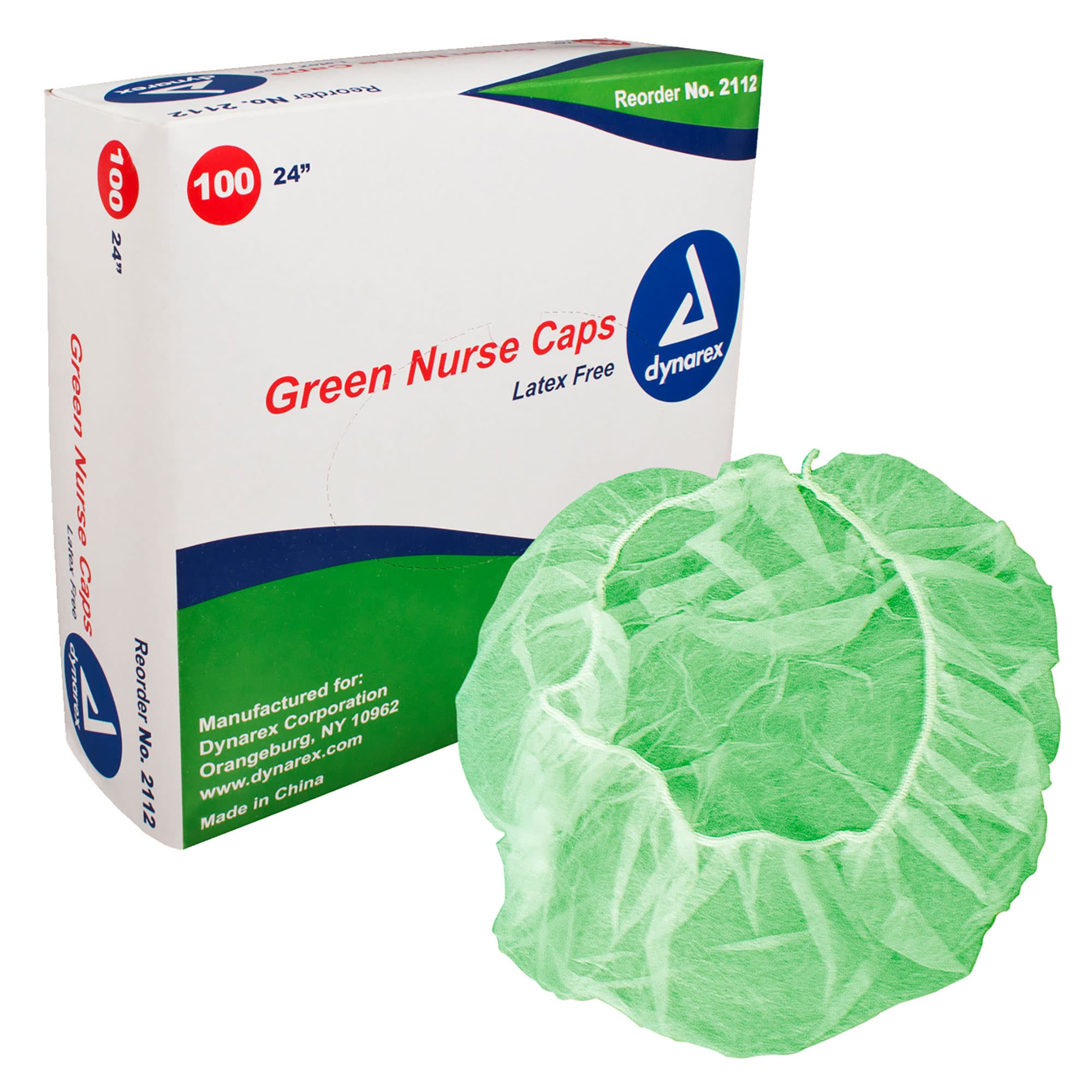 Green Nurse Cap with box.