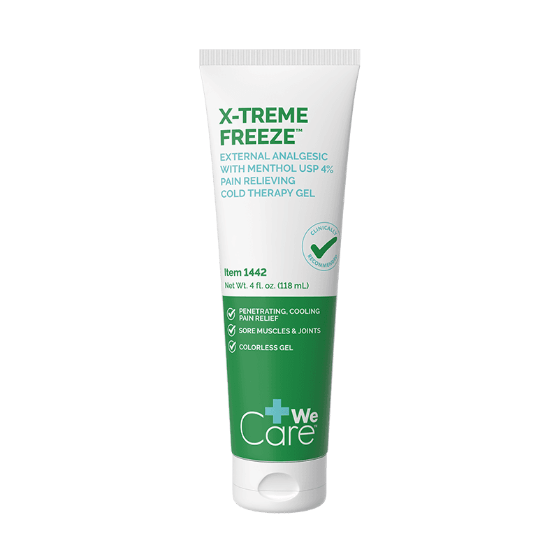 X-Treme Freeze 4oz tube front view.