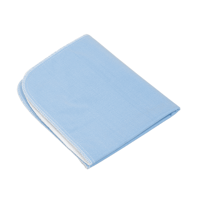 Blue Reusable Under pad 34 x 36 inch folded.