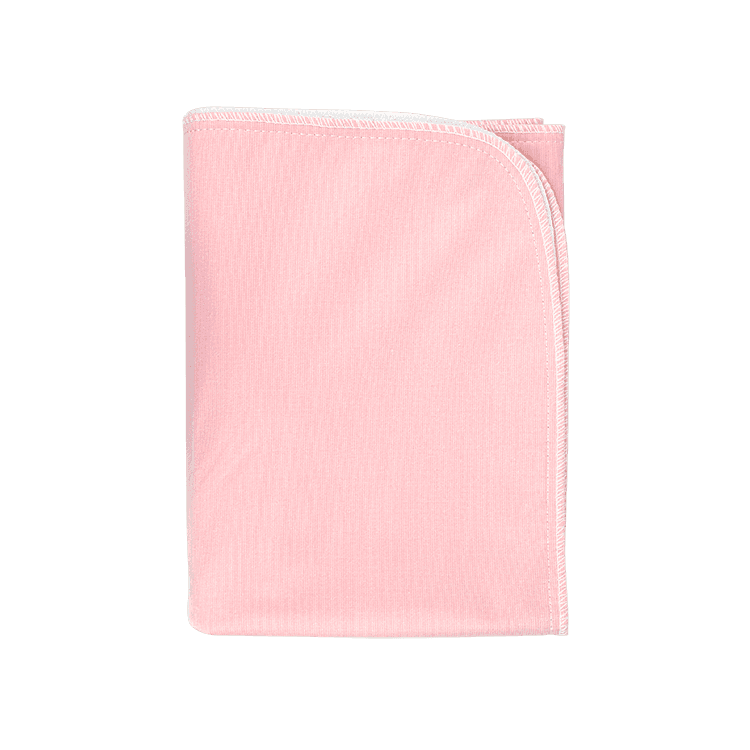 Pink Reusable Under pad 34 x 36 inch folded.