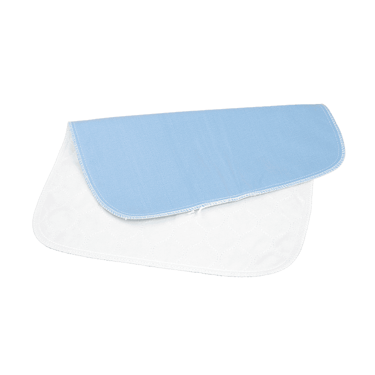 Blue Reusable Under pad 24 x 36 inch folded.