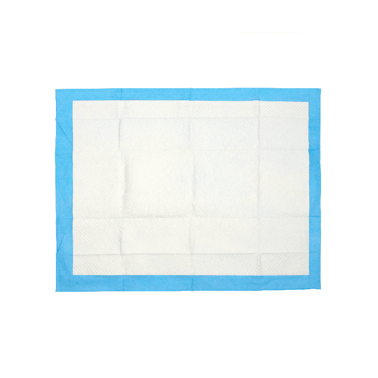 Disposable Under pad with Polymer 30 x 36 inch lying flat.