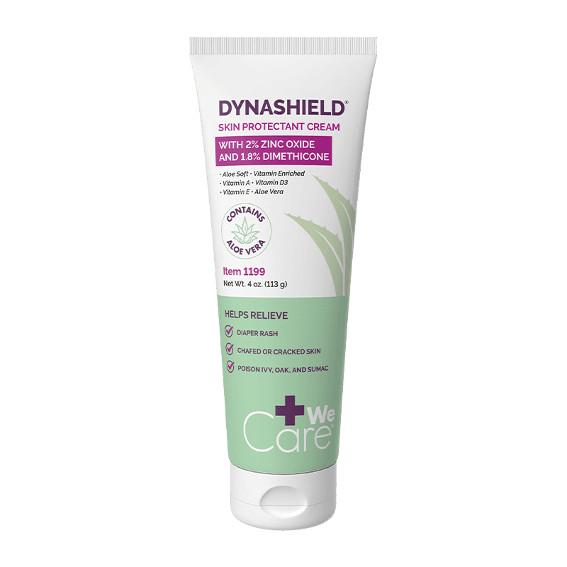 Dyna Shield Skin Protectant Cream 4 oz dimethicone tube front view.