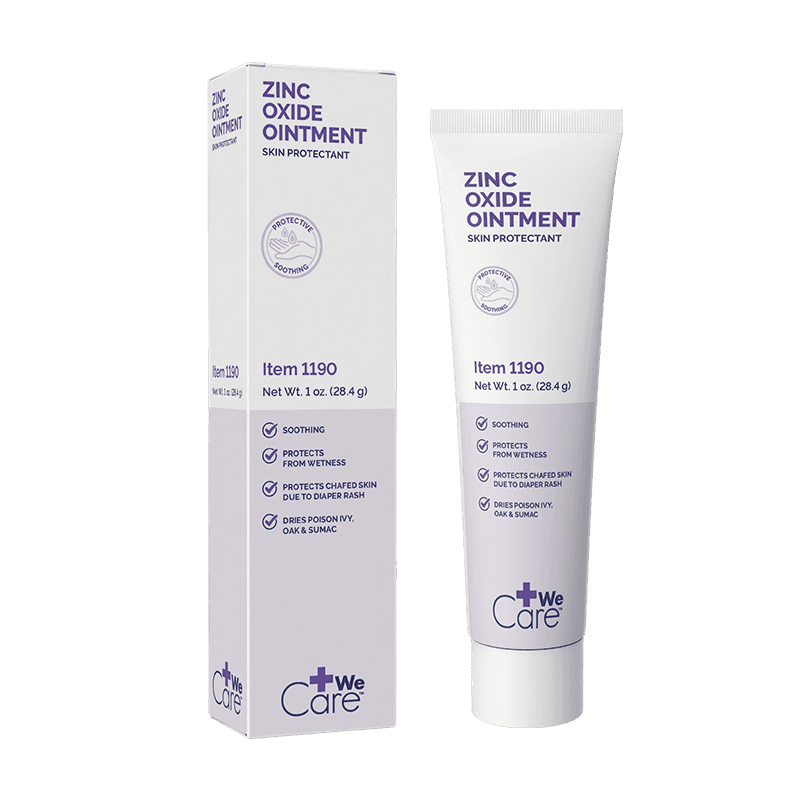 Zinc Oxide Ointment - 1 oz tube with box front view.