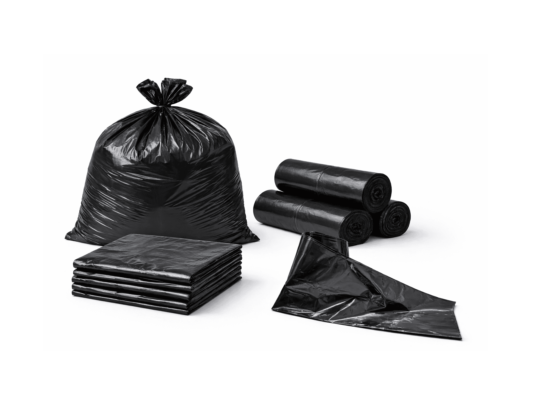 Heavy Duty Black Garbage Bags, photo 1