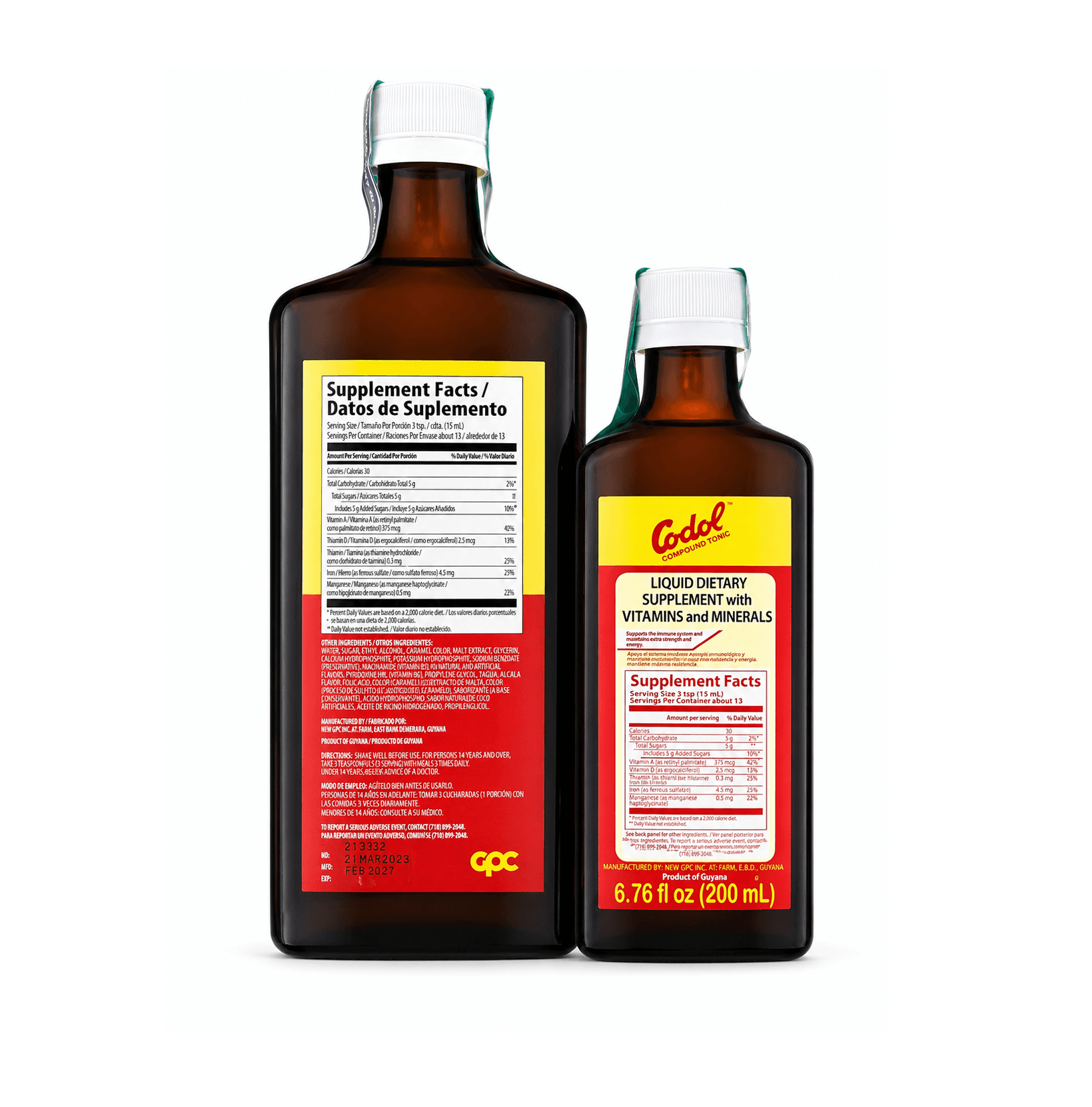 Codol Compound Tonic (500ml & 200ml), photo 6