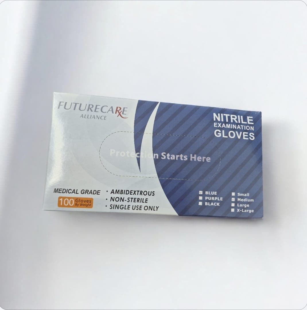 Nitrile Examination Gloves (Non Sterile)-Blue, photo 4