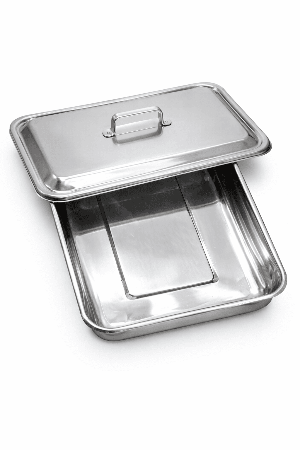 Instrument Tray W/ Flat Cover (Stainless Steel), photo 2