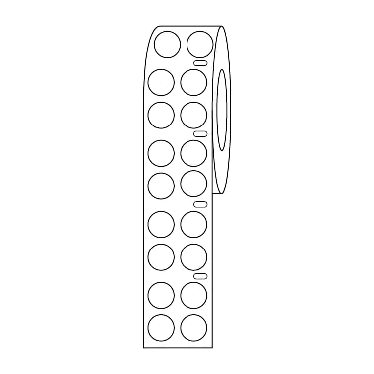 Label Roll, Cryo, Direct Thermal, 13mm Dots, for 2.0mL Tube, photo 5