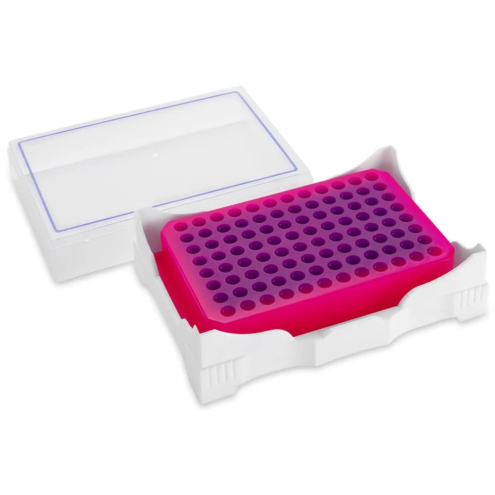 PCR Cold Work Rack, 4°C, 96 well for PCR Plates and Strip, photo 3