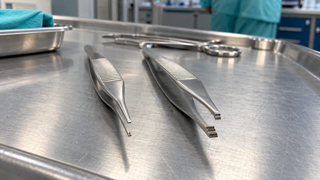 Adson and Adson-Brown forceps tip comparison