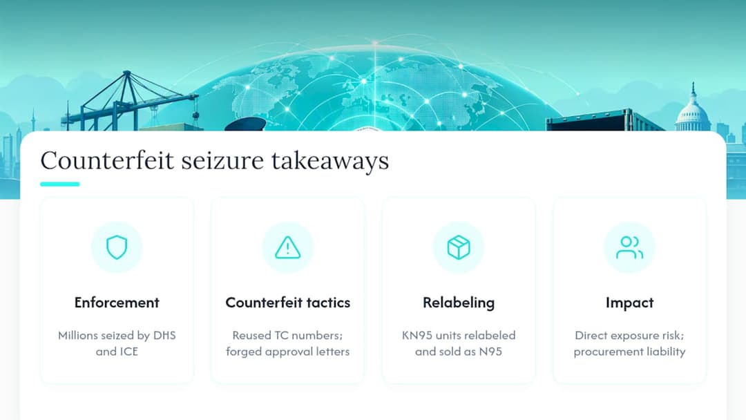 What Do Recent Counterfeit Seizures Tell Us? — overview diagram