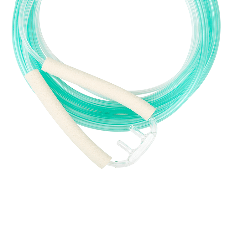 Nasal Oxygen Cannula Cushion Tip with Advantage Ear Foam in standard and pediatric sizes