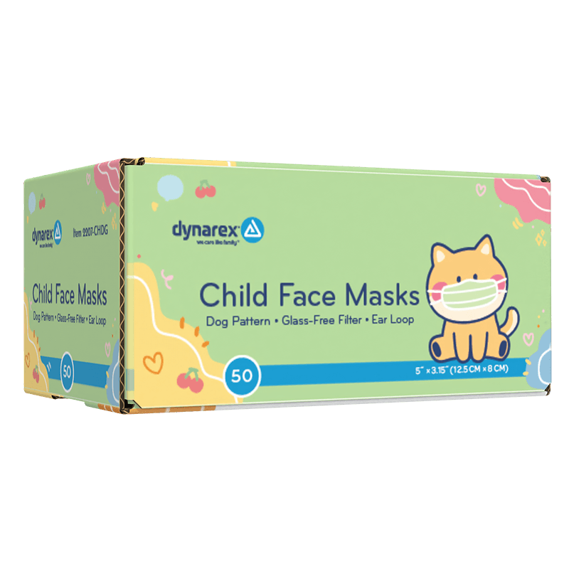 Child Face Mask Dog Print box.