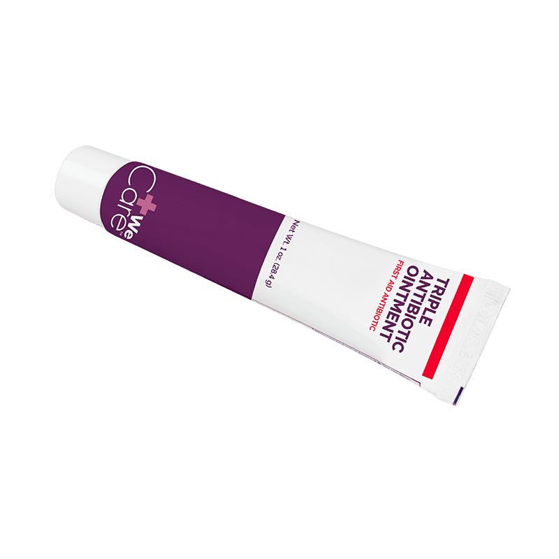 Triple Antibiotic Ointment 1 oz tubes front view.