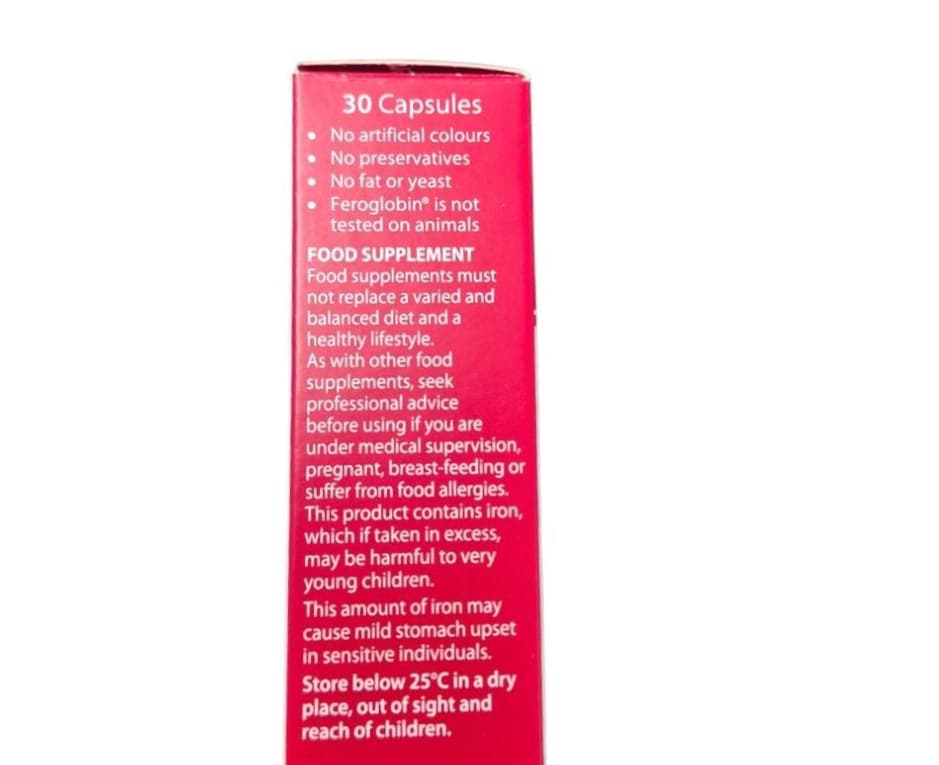 Feroglobin Capsules (Vitabiotics), photo 4