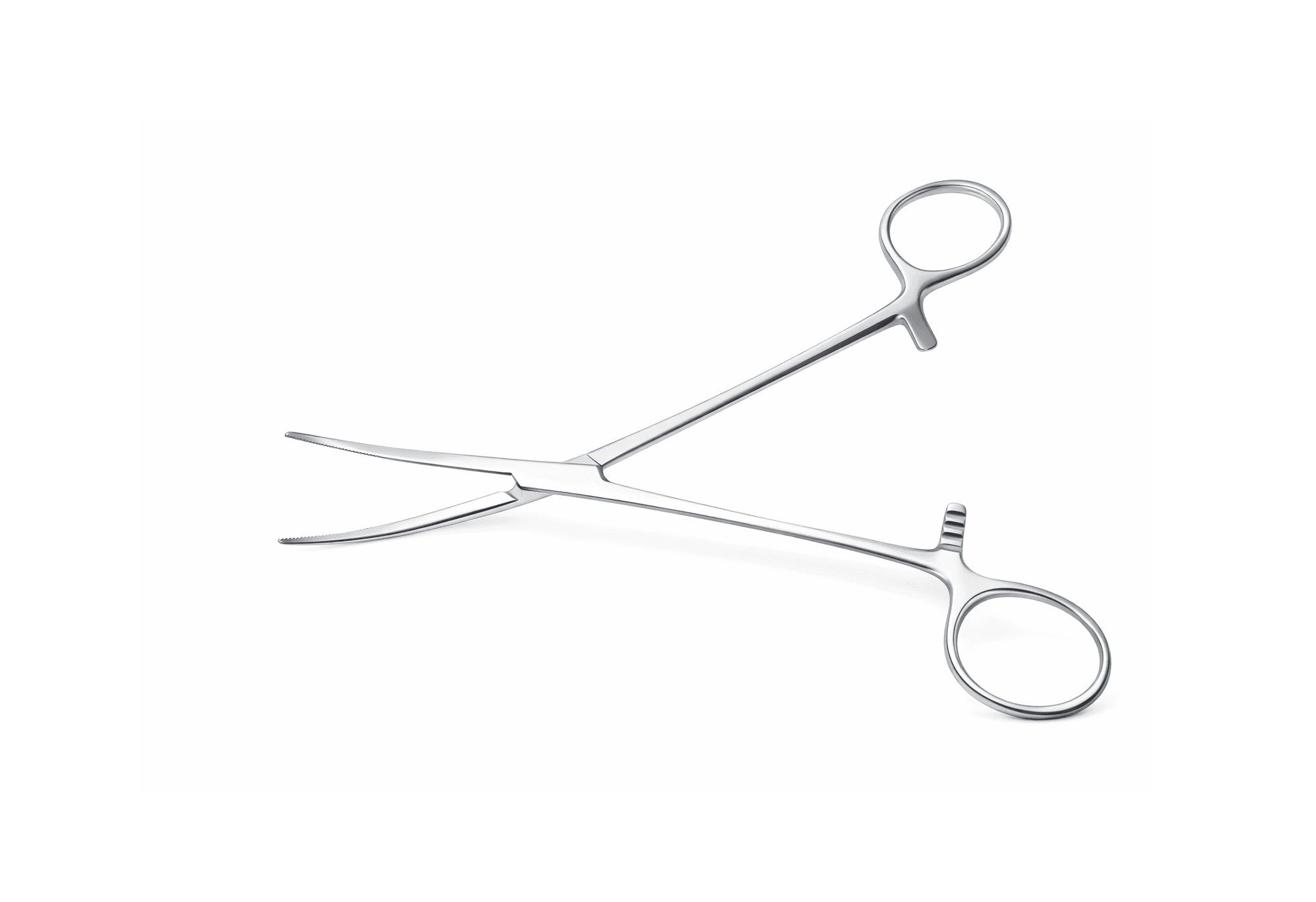 Rankin-Crile Hemostatic Forceps: Serrated Jaw (Curved), photo 2