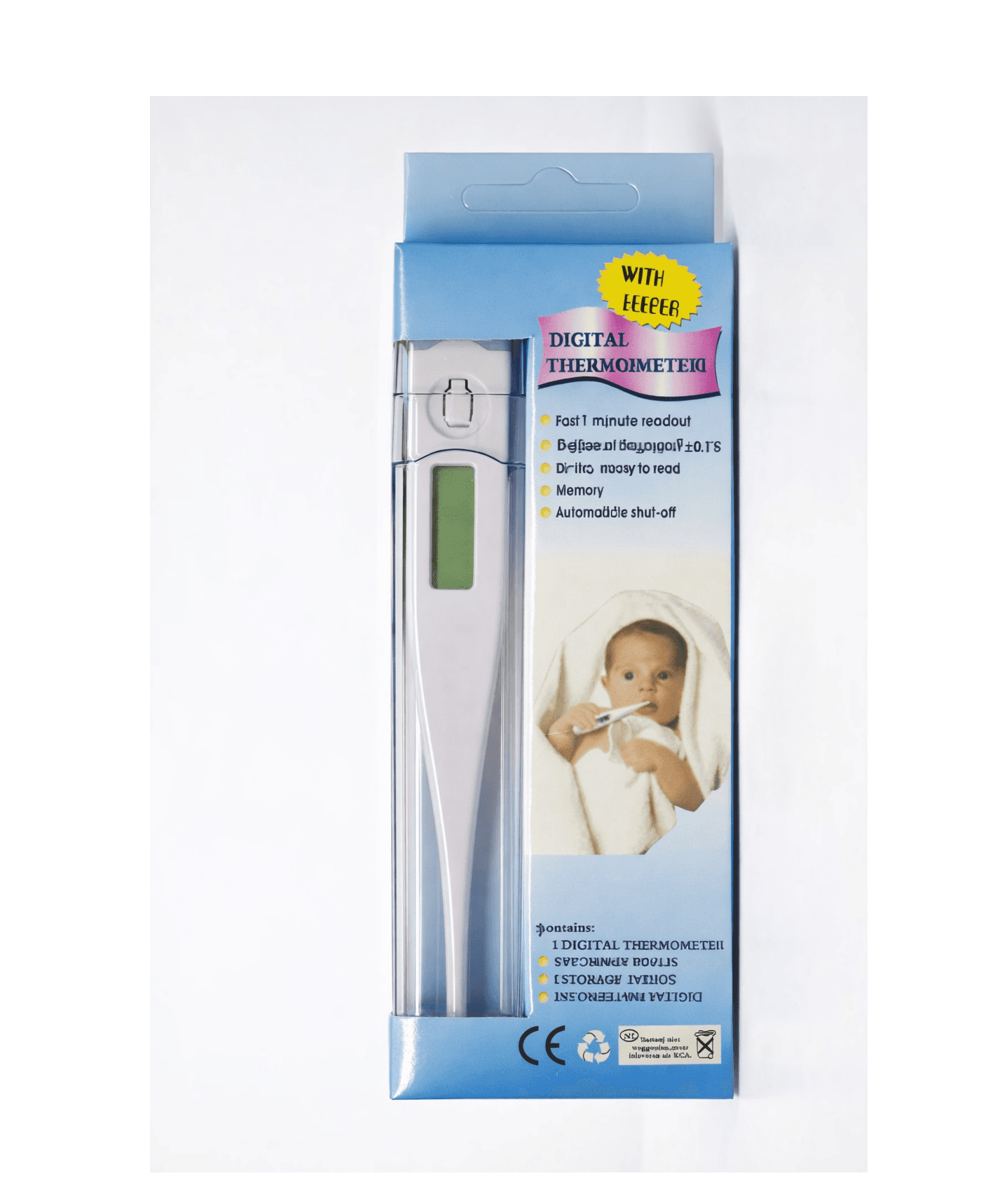 Digital Thermometer with Beeper, photo 1