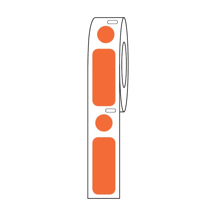 Label/Dot Combo Roll, Cryo, Direct Thermal, photo 3