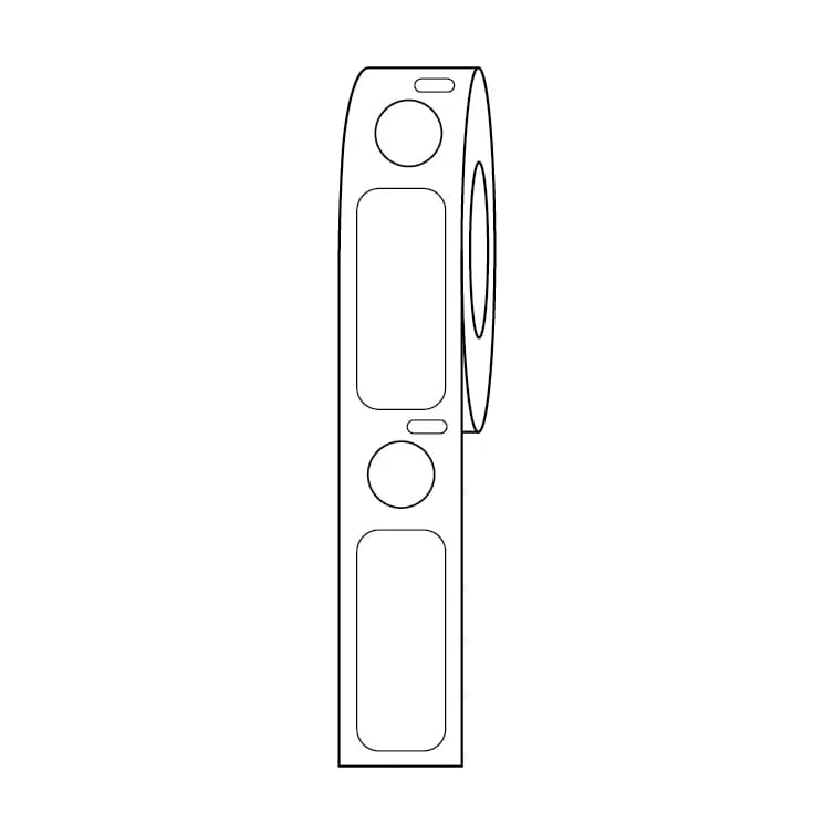 Label/Dot Combo Roll, Cryo, Direct Thermal, photo 4