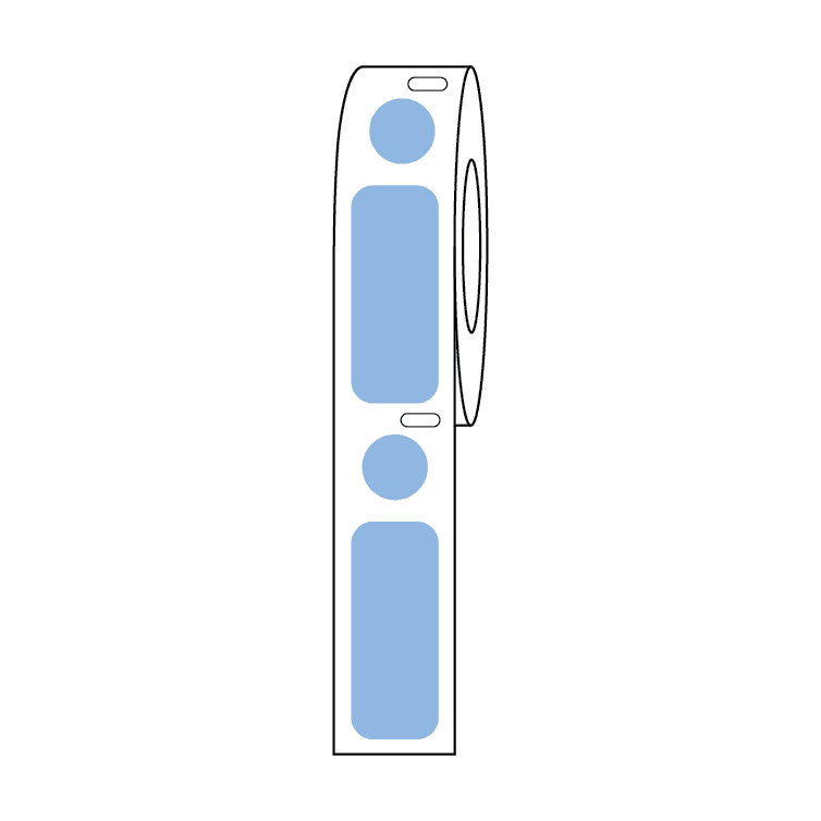 Label/Dot Combo Roll, Cryo, Direct Thermal, photo 6