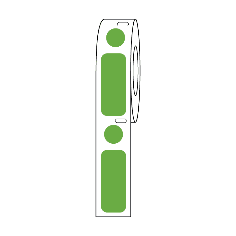 Label/Dot Combo Roll, Cryo, Direct Thermal, photo 7