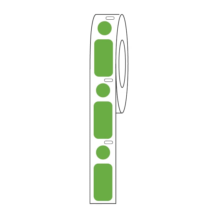 Label/Dot Combo Roll, Cryo, Direct Thermal, photo 2
