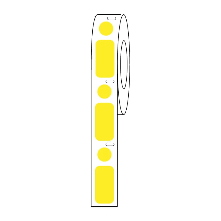 Label/Dot Combo Roll, Cryo, Direct Thermal, photo 3