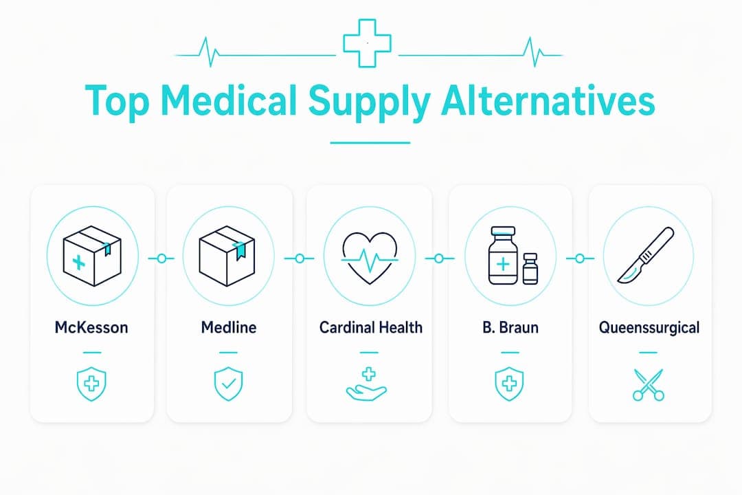 Infographic ranking medical supply alternatives
